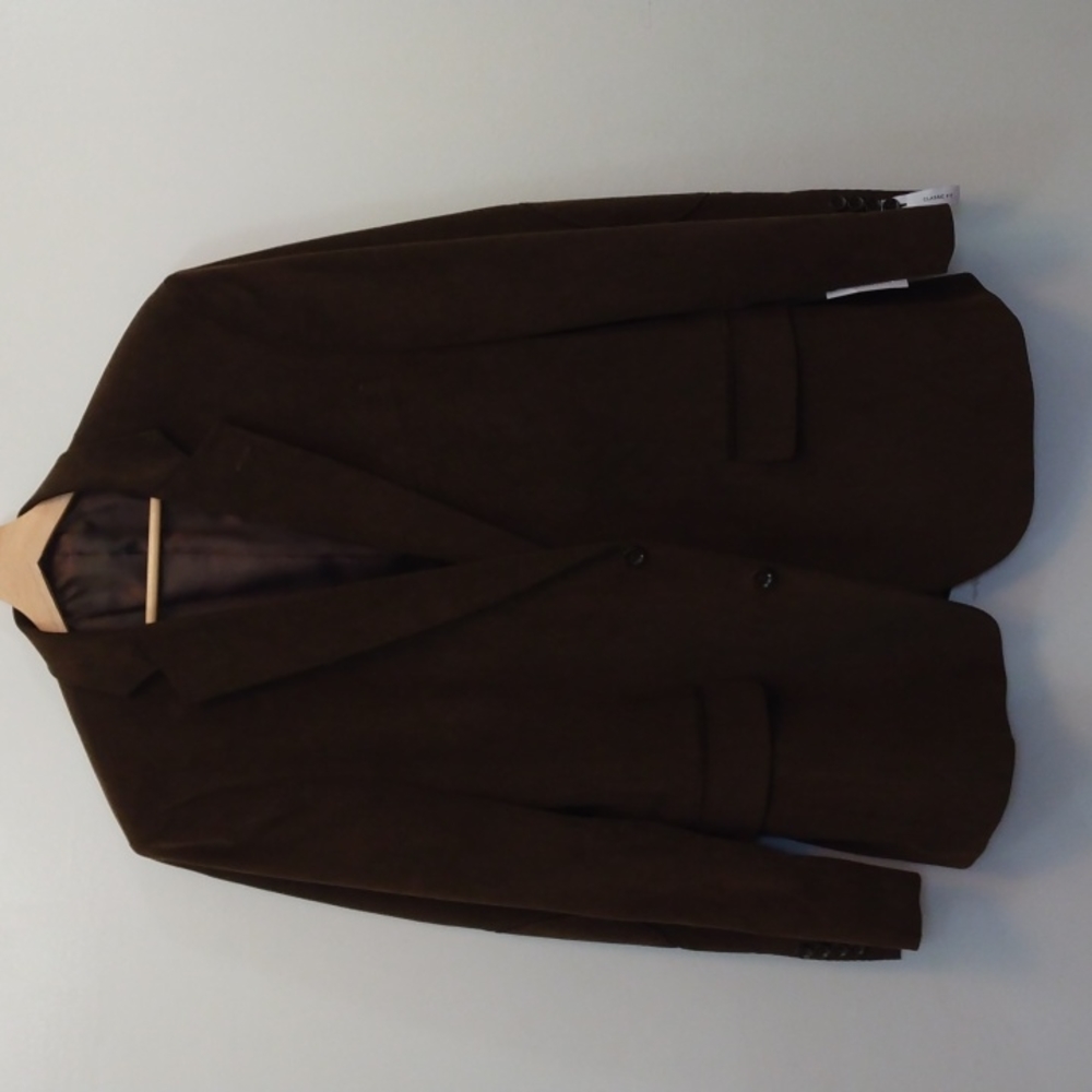 NWT Stafford Signature Brown Cotton Corduroy Sport Jacket  44R
